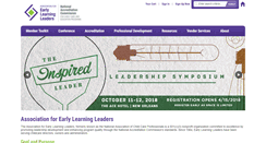 Desktop Screenshot of earlylearningleaders.org